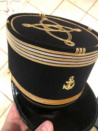 French Kepi Lieutenant Colonel Colonial Marine Infantry Visor Hat