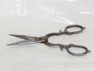 Vintage Industrial Forged Steel Scissors Usa Pliers Crab/lobster/nut Cracker