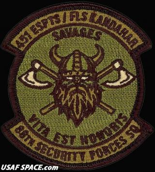 Usaf 451st Expeditionary Support Sq – 88th Security Forces Sq - Patch