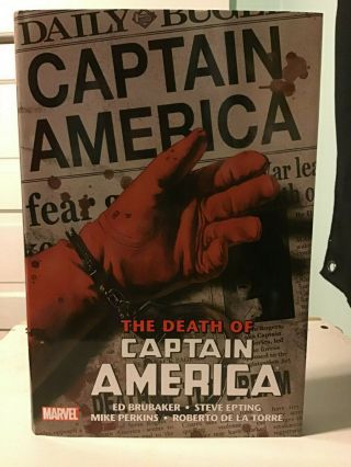 The Death Of Captain America Omnibus Marvel Hc Ed Brubaker
