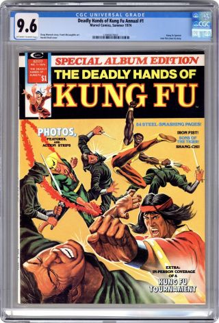 Deadly Hands Of Kung Fu Special Album Edition 1 Cgc 9.  6 1974 1396927002