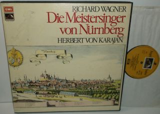 Sls 957 San 292 Wagner Die Meistersinger Von Nurnberg Von Karajan 5lp Box Set
