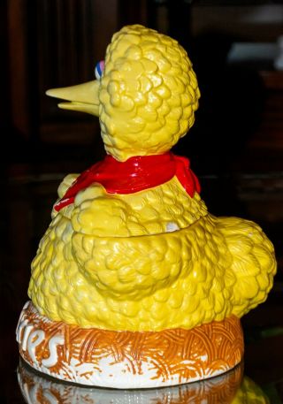 70 ' s Retro Vintage Muppets Inc.  Sesame Street Big Bird on nest Cookie Jar 2 3