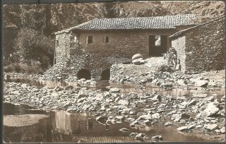 Bulgaria Ancient Water Mill Unknown Location Real Photo 1920 