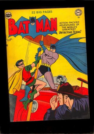 Golden Age 1950 Batman 60 The Caped Crusader & Boy Wonder Vs.  The Bad Guys