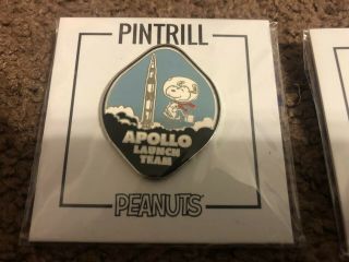 Sdcc 2019 Exclusive Peanuts Snoopy Astronaut Pin Apollo Launch Team