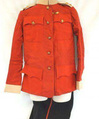 1900s Vintage British Army Uniform Tunic Jacket And Pants
