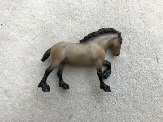 Breyer Horse Paddock Pal 3175 Action Drafters Big And Small Grey Dun Clydesdale
