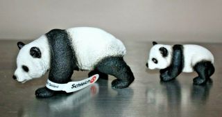 Schleich Pandas - 2003 Panda Cub & 2013 Giant Panda