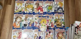 The Seven Deadly Sins,  Manga Haul,  Volumes 1 - 5,  7,  8,  11 - 13,  15 - 17,  20 - 22