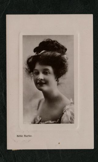 S1415) 1907 Postcard Of American Actress " Miss Billie Burke " 1884 - 1970