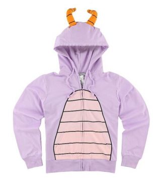 Disney Parks Figment Costume Zip Up Hoodie Hooded Sweatshirt Xs - Xxl Adult Nwt