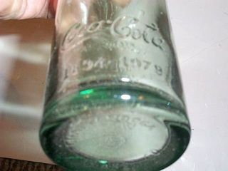 1894 - 1979 Coca Cola Hutch Bottle Biedenharn Candy Co Vicksburg Miss Hutchinson 3