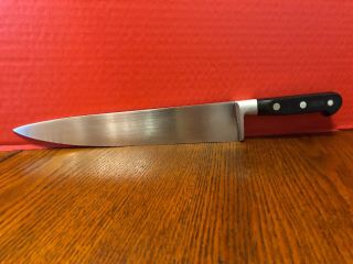 Vintage Sabatier Carbon Steel Chef’s Knife Almost 10 Inches Blade Professional