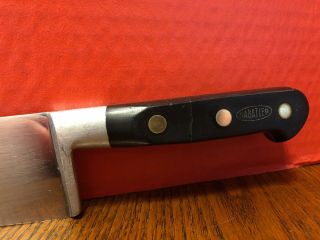 Vintage Sabatier Carbon Steel Chef’s Knife almost 10 inches Blade Professional 3