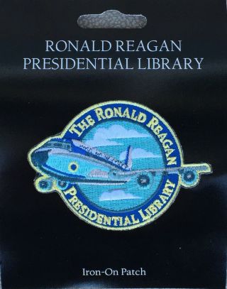 Ronald Reagan Library Air Force One Souvenir Patch -