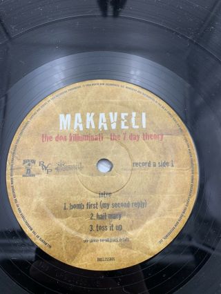 2Pac Makaveli The Don Killuminati The 7 Day Theory Vinyl LP Record 3