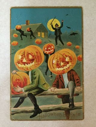 Halloween Postcard,  Published By Santway Series 140 - Hallowe 