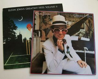 Elton John Greatest Hits,  Volume Ii 2 Lp Vinyl Ex/ex/ex Uk Originals Two Albums