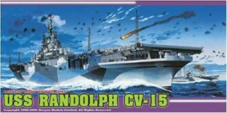 1/700 Ww.  Ii Us Navy Aircraft Carrier U.  S.  S.  Randolph Cv - 15