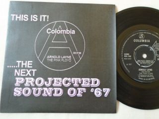 The Pink Floyd - Arnold Layne / Candy & A Current Bun Uk 1967 Columbia Db 8156