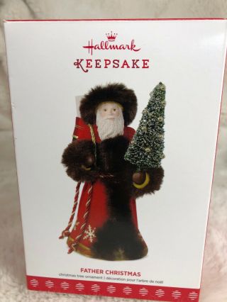 2017 Hallmark Father Christmas Gifts Of Faith Family Friends Ornament 14th Tree