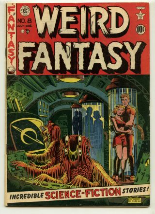 Weird Fantasy 8 (ec 1951) Vg,  Al Feldstein Wally Wood Jack Kamen