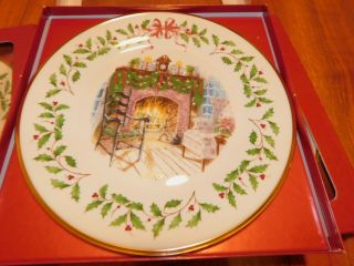 Lenox The Annual Holiday Collector Plate 1999 Ninth In Series Christmas