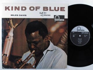 Miles Davis Kind Of Blue Fontana Lp Vg,  Holland