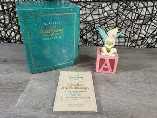 Disney Wdcc Tinker Bell Peter Pan A Firefly A Pixie Box & Numbered