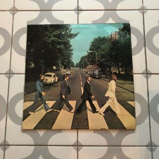 The Beatles Abbey Road Pcs7088 Apple Her Majesty Vinyl Record Vg