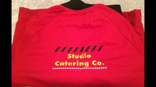 Disney Cast Member Costume/ Uniform Studio Catering Red Jacket Pre - Own Size M
