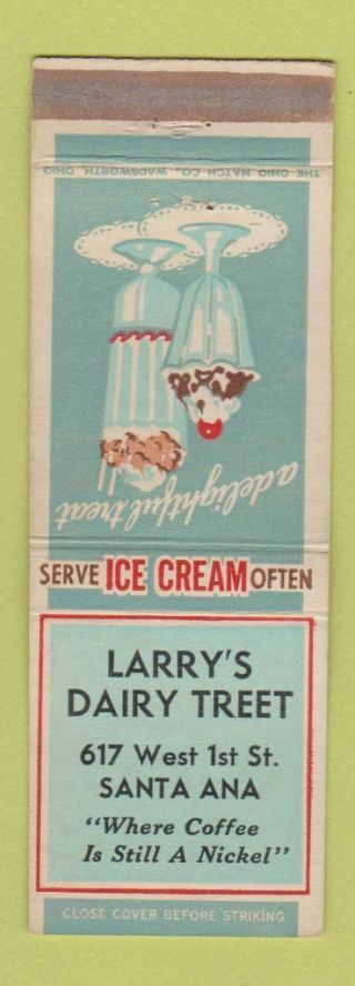 Matchbook Cover - Larry 