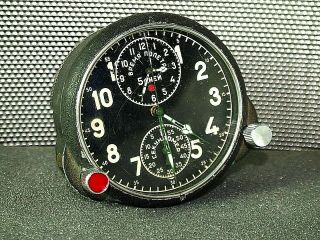 Mig - 29 Soviet Military Aviation Watch With Stopwatch,  Clocks Panel Ach - H АЧХ