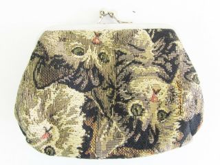 Signare Cats & Kittens Single Section Tapestry Coin Purse 2