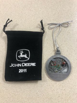 John Deere Jd 2011 4410 Pewter Christmas Ornament 16 In The Series