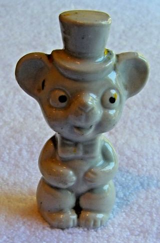 Vintage Porcelain Koala Bear With Top Hat Signed " Made In Japan "