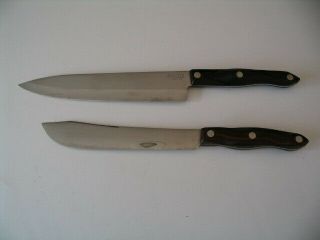 2 Cutco Knives,  A French Knife,  Model 1725jd,  And A Butcher Knife,  Model 1022