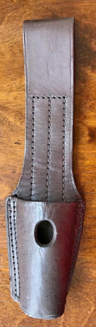 Old Leather Frog Bayonet For Mauser 1891/1909 Rifle In The Argentine Forces
