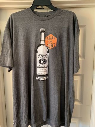 Titos Vodka Shirt (20th Anniversary T Shirt)