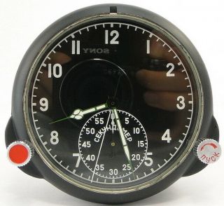 ⭐mint⭐ 60 - Chp Russian Military Air Force Aircraft Cockpit Clock Mig/su Achs - 1 M
