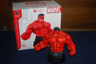 Gentle Giant Marvel Red Hulk Bust Statue Movie Avengers Endgame 195/600