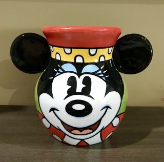 Retired Art Of Disney Minnie Mouse Large Vase