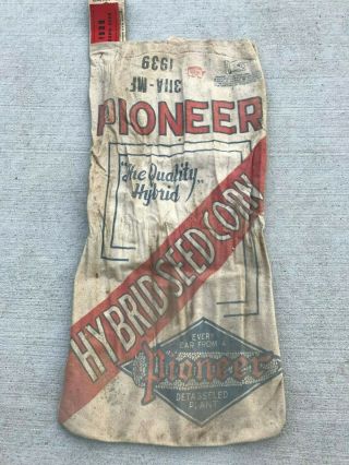 Vintage Poineer Corn Seed Bag