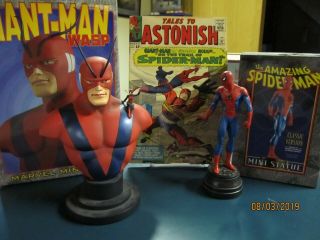 Tales To Astonish 57 Plus Spider - Man Mini Statue & Giant Man/ Wasp Bust