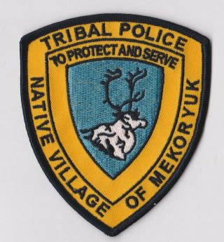 Mekoryuk Tribal Police Patch,  Alaska