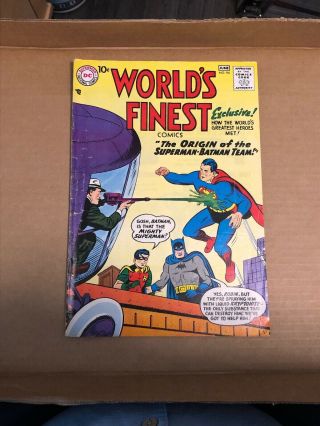 World’s Finest Comics 94 - Origin Superman/batman Team Retold