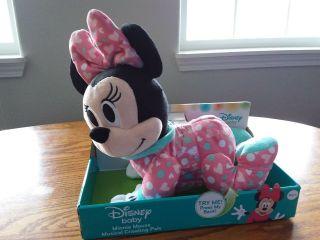 Disney Baby Minnie Mouse Musical Crawling Pals 2017