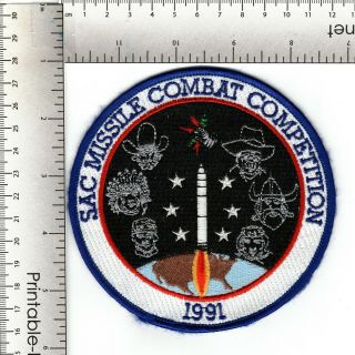 1991 Sac Missile Combat Competition - 1967 - 1993 - Cold War,  Sac End Of An Era