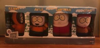 Vintage 1998 Fun4all South Park Plush Characters Kenny Kyle Cartman Stan